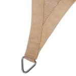 Instahut Shade Sail 6x6m Rectangle 280GSM 98% Sand Shade Cloth - Image 3