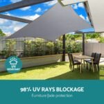 Instahut Waterproof Shade Sail Shade cloth Canopy 220GSM 3x8m - Image 5