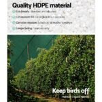 Instahut 90% Shade Cloth 3.66x20m Shadecloth Sail Heavy Duty Green - Image 7