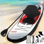 Weisshorn Stand Up Paddle Board 11ft Inflatable SUP Surfboard Paddleboard Kayak Surf Black - Image 8