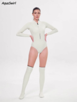 2MM jellyfish suit diving wet clothes jellyfish suit snorkeling swimsuit super elastic skin-friendly 2-piece jumpsuit+stockings - Image 2