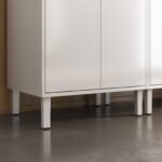 Base Kitchen Steel Cabinet/Cupboard with 3 Doors + 2 Drawers - Renova White Flat Pack DIY - Image 10