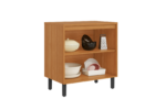 Base Kitchen Wooden Cabinet/Cupboard with 2 Doors in Cinnamon Finish - Napoles Graphite Flat Pack DIY - Image 3