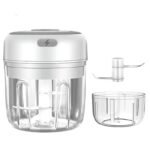 NNEOBA Mini Electric Meat Grinder and Garlic Crusher
