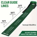 Golf Accelerator Indoor Putting Mat with Ball Return - Image 4