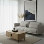 Florence 2 Door Coffee Table Oak