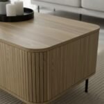 Florence 2 Door Coffee Table Oak - Image 4