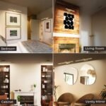 Wireless Picture Lights for Wall, Battery Operated Wall Light for Painting Rechargeable CCT Rotatable Art Gallery Light with Remote Dimmable Timer for Artwork Frame Display Dartboard (Gold, 24inch) - Image 8