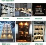 Linkable Under Cabinet LED Lighting 12V Dimmable Puck Lights Hardwired with Wireless RF Remote Control for Kitchen Mood Lighting(8 Lights, Warm White) - Image 7