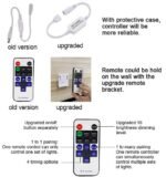 Linkable Under Cabinet LED Lighting 12V Slim Aluminum Dimmable Puck Lights Direct Wired with RF Remote Control for Kitchen Lighting(8pack Daylight White) - Image 4