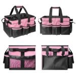Gray Cleaning Kit - Multi-Purpose Cleaning Supplies Organizer Bag - Image 2