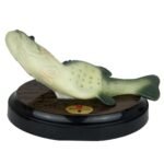 Singing Fish Decoration - Green with Square Base - Image 2