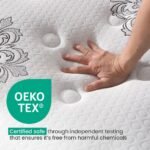 KINGSTON SLUMBER Luxury 34cm King Mattress, Medium Firm, Euro Top, 5-Zone Pocket Spring Foam - Image 4