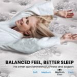KINGSTON SLUMBER Luxury 34cm King Mattress, Medium Firm, Euro Top, 5-Zone Pocket Spring Foam - Image 5