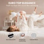 KINGSTON SLUMBER Luxury 34cm King Mattress, Medium Firm, Euro Top, 5-Zone Pocket Spring Foam - Image 7