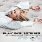 KINGSTON SLUMBER RelaxMax 31cm Single Mattress, Medium, Euro Top, 5-Zone, Pocket Spring, Knitted Fabric - Image 4