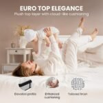 KINGSTON SLUMBER RelaxMax 31cm Single Mattress, Medium, Euro Top, 5-Zone, Pocket Spring, Knitted Fabric - Image 7