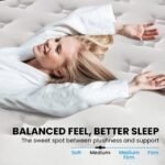 KINGSTON SLUMBER RelaxMax 31cm King Single Mattress, Medium, Euro Top, 5-Zone, Pocket Spring, Knitted Fabric - Image 4