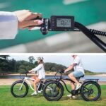 VALK Electric Fat Tyre Cruiser Bike, Step-Through eBike with Throttle, Tektro Hydraulic Brakes, Matte Black - Image 8