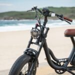 VALK Nomad Electric Fat Tyre Bike, 350W, 32km/hr, Throttle ebike, Disc Brakes, Step-Through Alloy, Shimano 7 spd, 20x4" Kenda Tyres, Suspension, Black - Image 4
