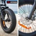 VALK Nomad Electric Fat Tyre Bike, 350W, 32km/hr, Throttle ebike, Disc Brakes, Step-Through Alloy, Shimano 7 spd, 20x4" Kenda Tyres, Suspension, Black - Image 8