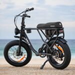 VALK Nomad Electric Fat Tyre Bike, 500W, 45km/hr, Throttle ebike, Disc Brakes, Shimano 7 spd, 20x4" Kenda Tyres, Suspension, Black - Image 4