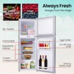 GECKO 142L Upright Portable Fridge / Freezer, 12V/24V for Motorhome and Caravan, Silver - Image 3