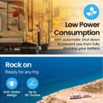 GECKO 142L Upright Portable Fridge / Freezer, 12V/24V for Motorhome and Caravan, Silver - Image 7