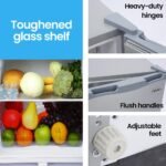 GECKO 142L Upright Portable Fridge / Freezer, 12V/24V for Motorhome and Caravan, Silver - Image 10