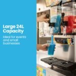 POLYCOOL 24L Double Tank Commercial Slush Machine, Digital Control Panel, SAA Approved, Juice and Frozen Slushy Maker - Image 2