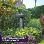 Protege Bird Bath Solar Water Feature Fountain, Contemporary Birdbath Design, with Panel Kit, LED Lights, Dark Grey - Image 4
