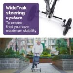 EQUIPMED Knee Scooter Walker, Disc Brake - Suspension Bag - Broken Leg Ankle Foot Mobility - Crutches Alternative - - Image 3