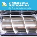 POLYCOOL 24L Double Tank Commercial Slush Machine, Quality Donper Compressor, Frozen Slushy Maker - Image 3