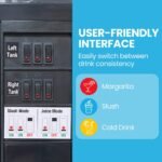 POLYCOOL 24L Double Tank Commercial Slush Machine, Quality Donper Compressor, Frozen Slushy Maker - Image 4