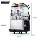 POLYCOOL 24L Double Tank Commercial Slush Machine, Quality Donper Compressor, Frozen Slushy Maker - Image 13