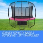 UP-SHOT 12ft Pink Replacement Trampoline Pad-Spring Reinforced Round Outdoor - Image 6