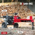 BAUMR-AG 12 Tonne Petrol Hydraulic Wood Log Splitter, - HPS400 - Image 2