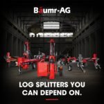 BAUMR-AG 12 Tonne Petrol Hydraulic Wood Log Splitter, - HPS400 - Image 9