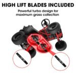 BAUMR-AG 150L Grass Catcher, for 36" 360RX Electric Ride on Lawn Mower - Image 5