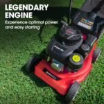 Baumr-AG 139cc Lawn Mower 4-Stroke 16 Inch Petrol Lawnmower Hand Push Engine 35L Catcher - Image 3