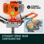 Baumr-AG Post Hole Digger 62CC Posthole Earth Auger Fence Borer Petrol Drill Bit - Image 3