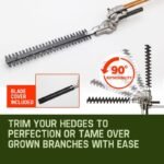 BAUMR-AG 65cc 7in1 Long Reach Garden Multi-tool, Pole Saw, Hedge & Line Trimmer, Brush Cutter, 12" Tree Trimming Pruning Chainsaw Bar, 2 Extension Shafts - Image 11