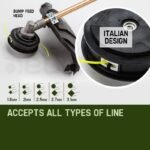 BAUMR-AG 65cc 7in1 Long Reach Garden Multi-tool, Pole Saw, Hedge & Line Trimmer, Brush Cutter, 12" Tree Trimming Pruning Chainsaw Bar, 2 Extension Shafts - Image 12