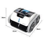 WYBOT Osprey 700 Pro Cordless Robotic Pool Cleaner, Automatic Wall Climbing Vacuum with Strong Suction, Intelligent Path Planning, 90 Min Runtime, Quick Charge, Ideal for Above/In-ground Pools - Image 2
