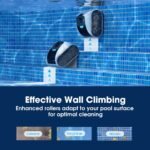WYBOT Osprey 700 Pro Cordless Robotic Pool Cleaner, Automatic Wall Climbing Vacuum with Strong Suction, Intelligent Path Planning, 90 Min Runtime, Quick Charge, Ideal for Above/In-ground Pools - Image 4