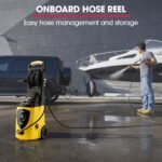 JET-USA RX550 Electric High Pressure Washer 3500PSI, 5 Nozzles, Spin & Wheel Brush, Deck Cleaner, Turbo Head, 10M Hose - Image 2