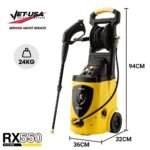 JET-USA RX550 Electric High Pressure Washer 3500PSI, 5 Nozzles, Spin & Wheel Brush, Deck Cleaner, Turbo Head, 10M Hose - Image 13