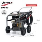 JET-USA Commercial Diesel High-Pressure Washer Cleaner, Electric Start 10hp 418cc, 15m Steel Braided Hose, Adjustable Triplex Pump - DX800 - Image 12