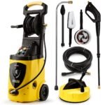 Jet-USA RX550 Electric High Pressure Washer 3500PSI Ultimate Pack, 5 Nozzles, Spin & Wheel Brush, Deck Cleaner, Turbo Head, Angled Lance, 30M Hose Reach