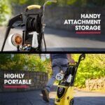 Jet-USA RX550 Electric High Pressure Washer 3500PSI Ultimate Pack, 5 Nozzles, Spin & Wheel Brush, Deck Cleaner, Turbo Head, Angled Lance, 30M Hose Reach - Image 12